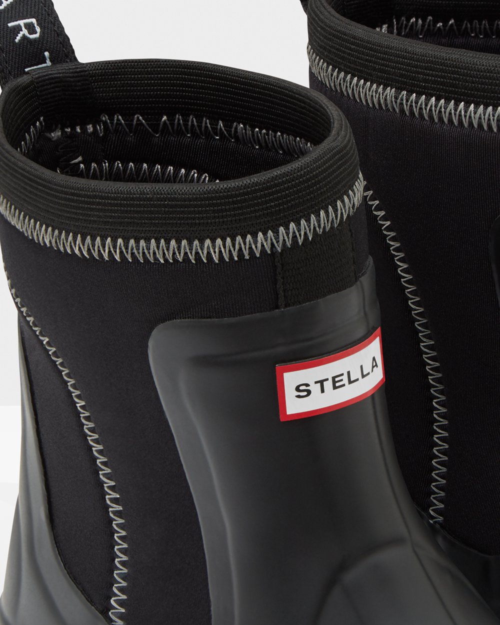 Bottes Chelsea Hunter Stella Mccartney X Homme Noir FTUVDWE-86